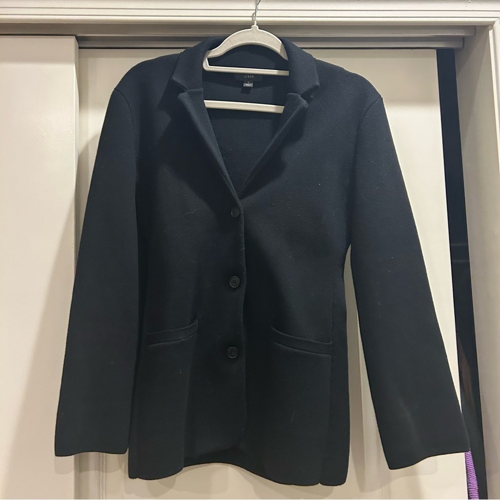 J Crew Cinched-waist sweater-blazer - Picture 4 of 8